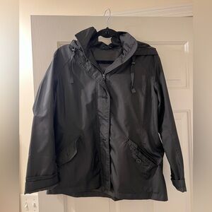 Land’s End Women’s Black Windbreaker - Size M